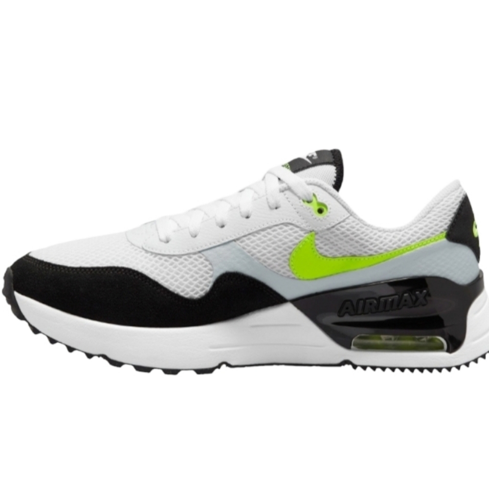Nike Air Max SYSTM Men's Running Shoes Volt Green/Yellow - Picture 4 of 6